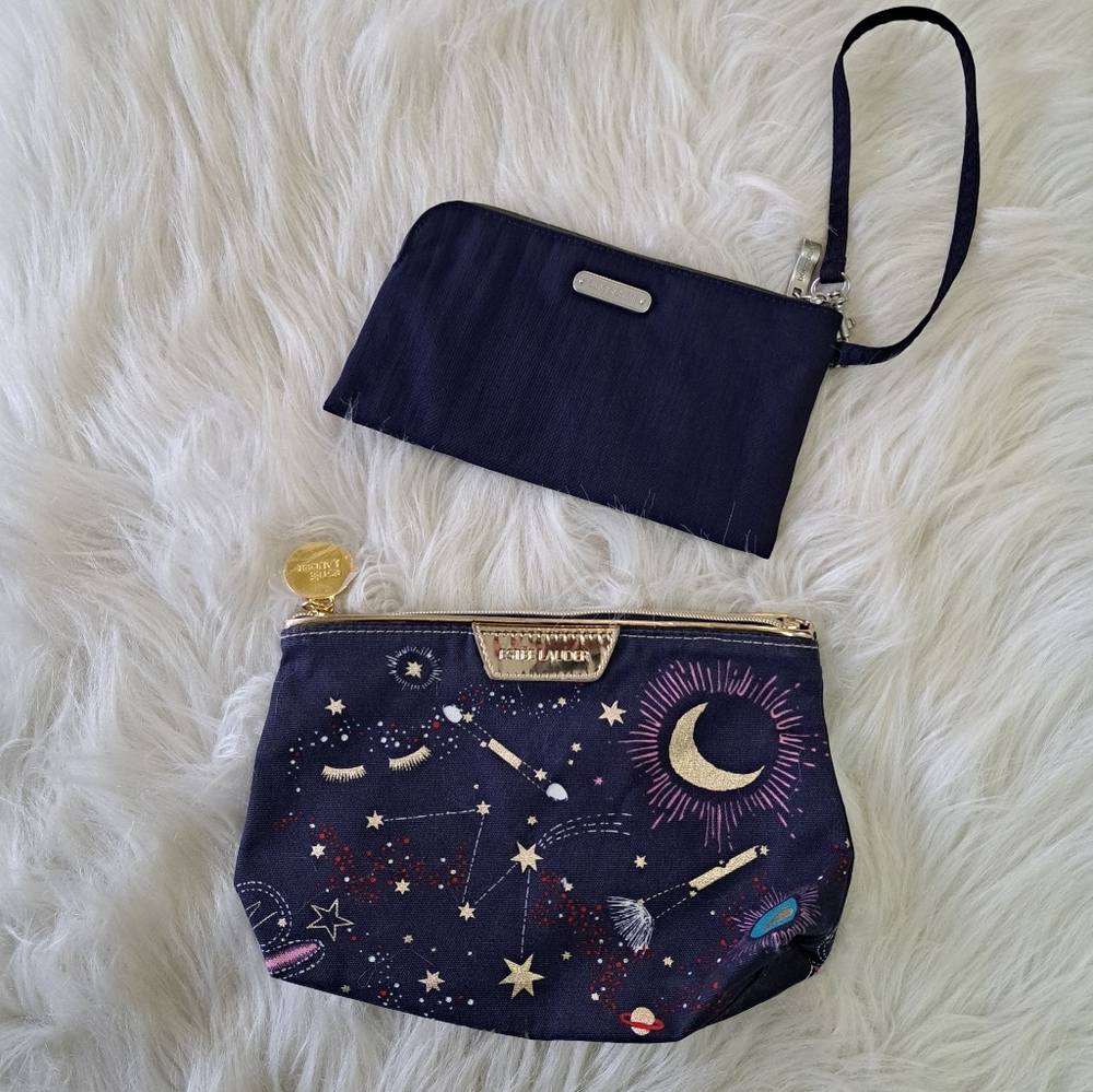Navy Baggalini rfid wallet-wristlet